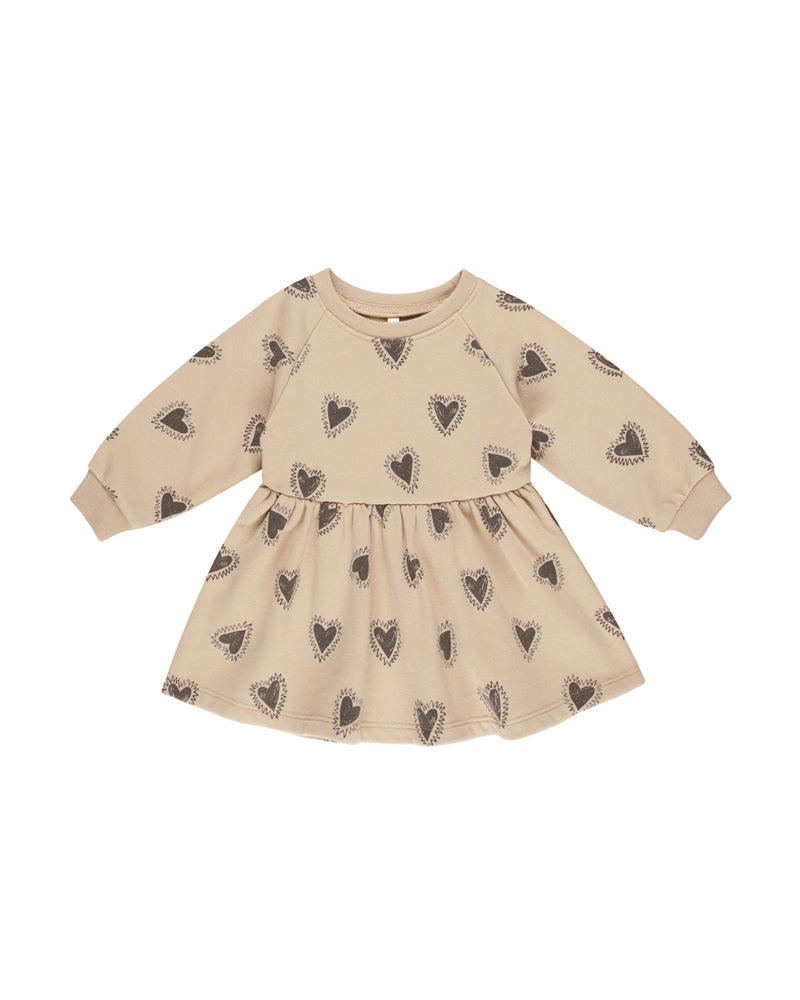 Rylee + Cru Raglan Dress - Hearts