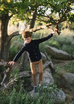 Analogie Knit Pants with Seam - Camel