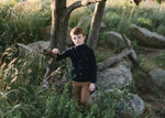 Analogie Crest Knit Blazer - Navy