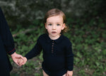 Analogie Boys Knit Romper - Navy