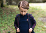 Analogie Crest Knit Mockneck - Navy