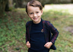 Analogie Crest Knit Mockneck - Navy