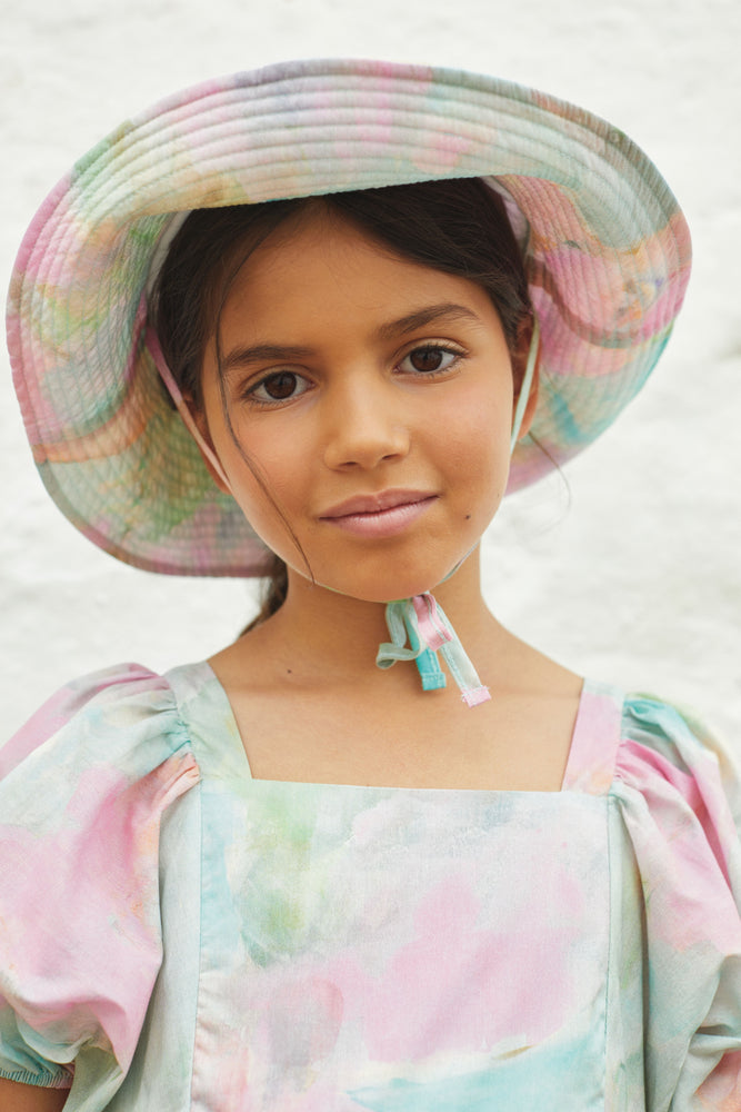 Bebe Organic Violetta Watercolor Dress