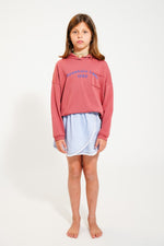 Piupiuchick Short Skirt - Light Blue Soft Denim