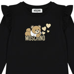 Moschino Ruffled Tee with Heart Bear