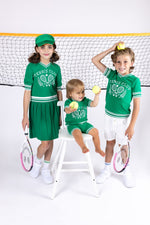 Teela Tennis Logo Boys Top - Green