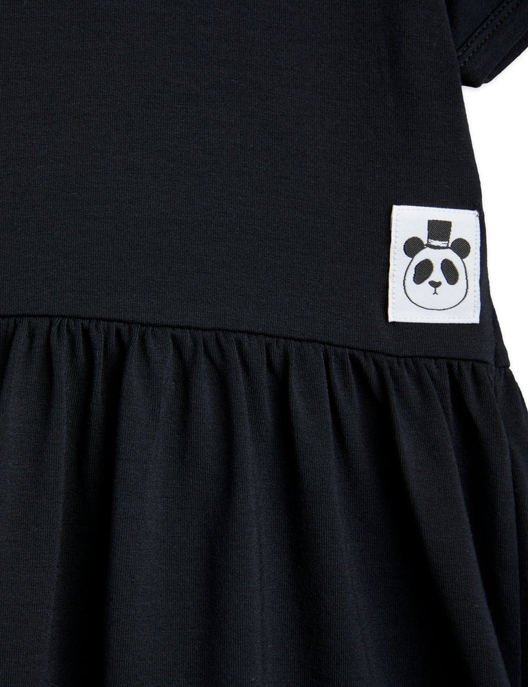 Mini Rodini Basic Short Sleeve Tencel Dress - Black
