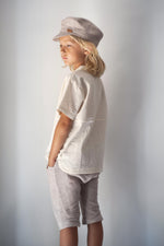 Popelin Mandarin Collar Shirt - Off White