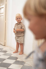 Popelin Chino Shorts - Sand