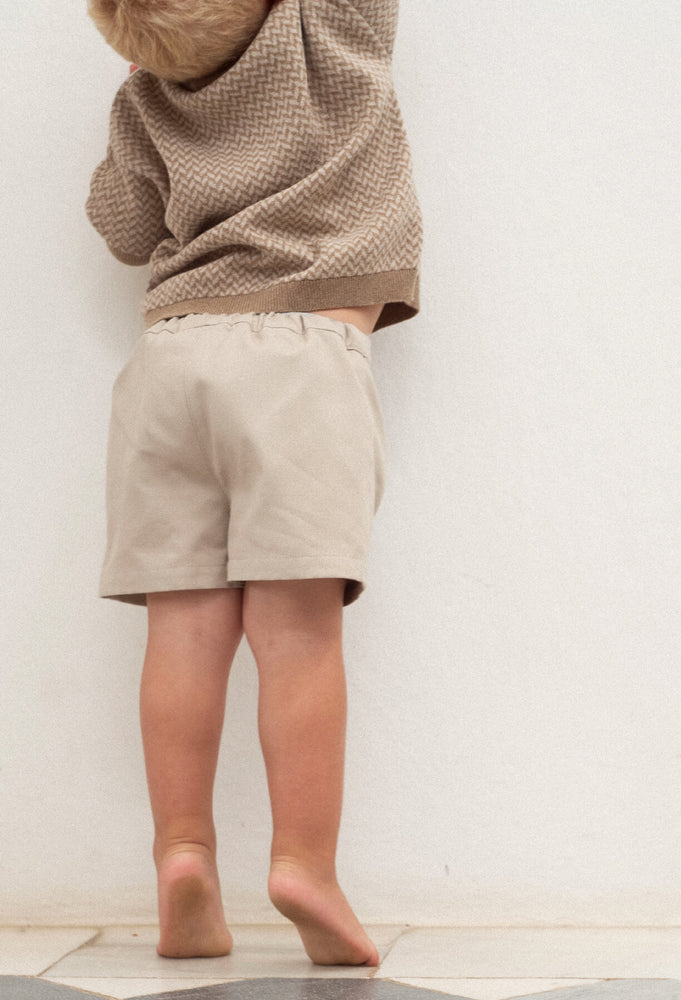 Popelin Chino Shorts - Sand