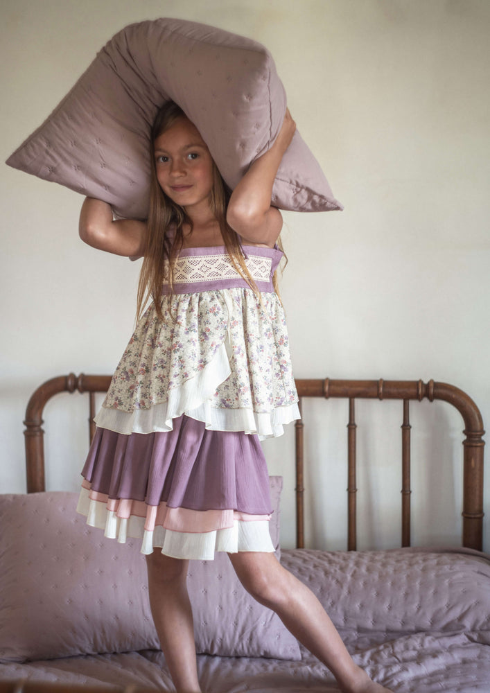 Popelin Layered Skirt - Mauve