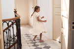 Popelin Frill Dress - Off White