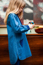 Louis Louise Margareta Denim Heart Dress