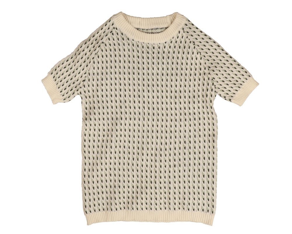 Noma Twisted Textured Knit Top - Mint