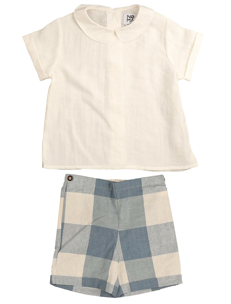 Noma Huge Gingham Set - Light Blue