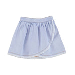 Piupiuchick Short Skirt - Light Blue Soft Denim