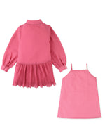 Gingersnaps Smocked Dress with Pleated Skirt