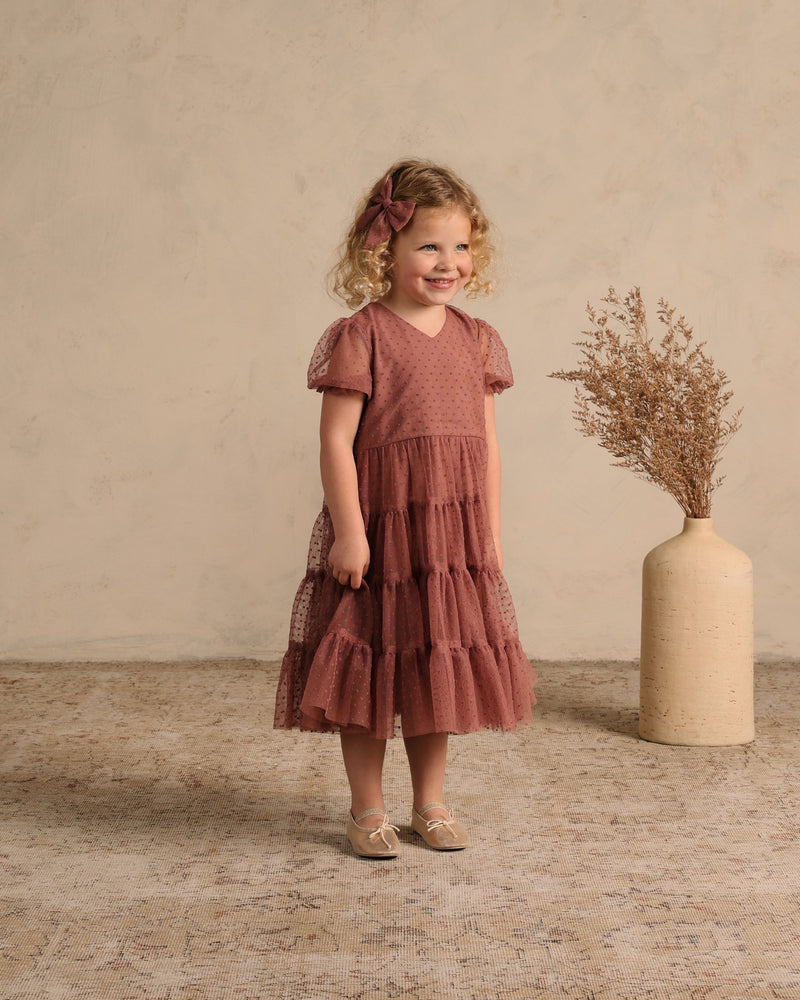 Noralee Dottie Dress - Poppy