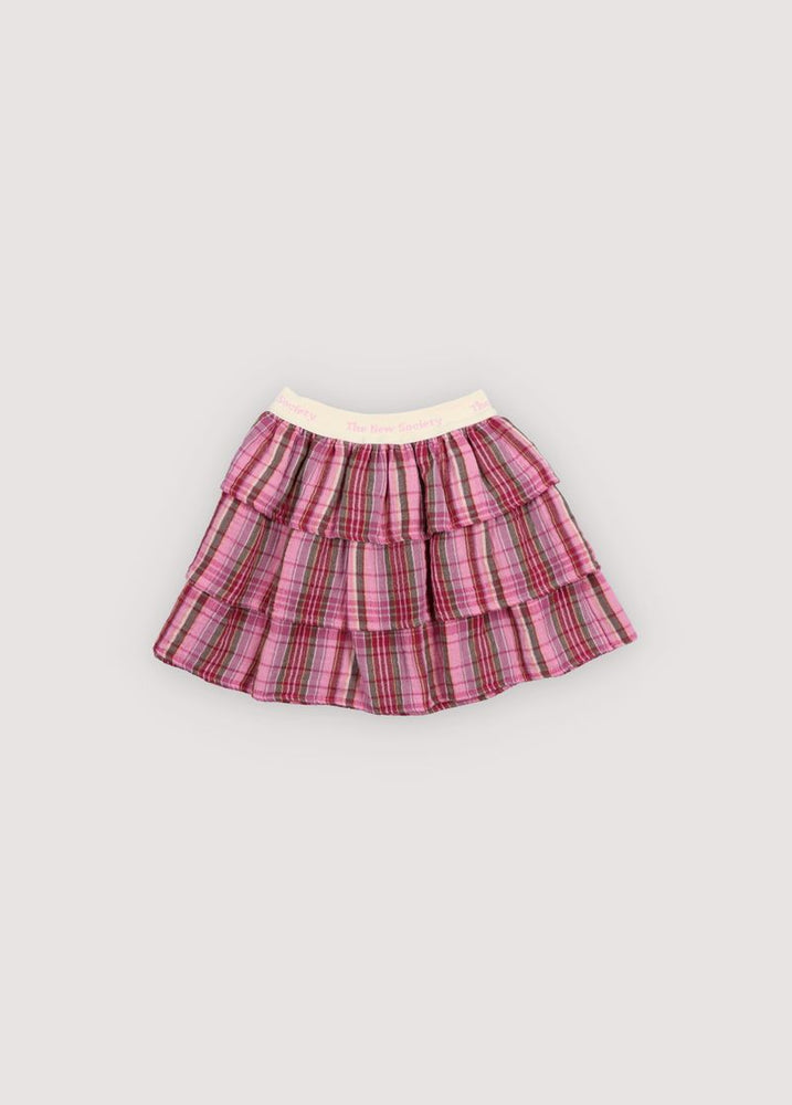 The New Society Adriana Skirt - Dream Lush Check