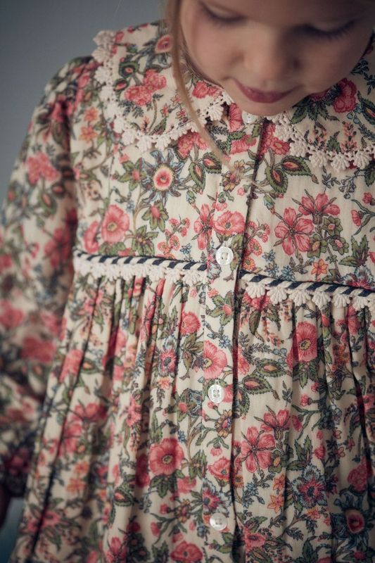 Louise Misha Marlotta Dress - Ivory Enchanted Fields