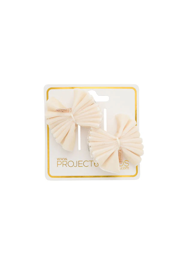 Project 6 Velvet Pleated Butterfly Clip Set