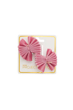 Project 6 Velvet Pleated Butterfly Clip Set