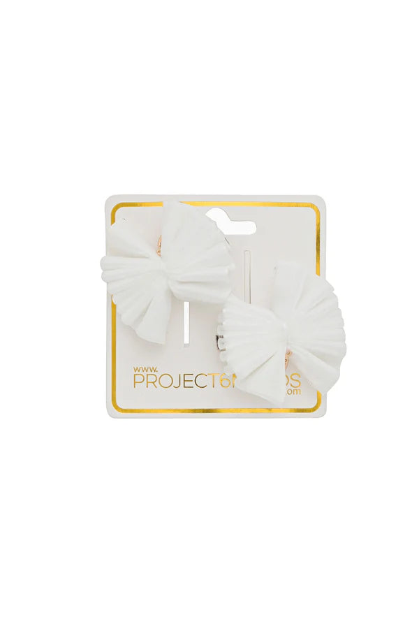 Project 6 Velvet Pleated Butterfly Clip Set