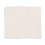 Lilette Pointelle Blanket - White