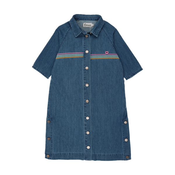 Froo Lilac Denim Dress