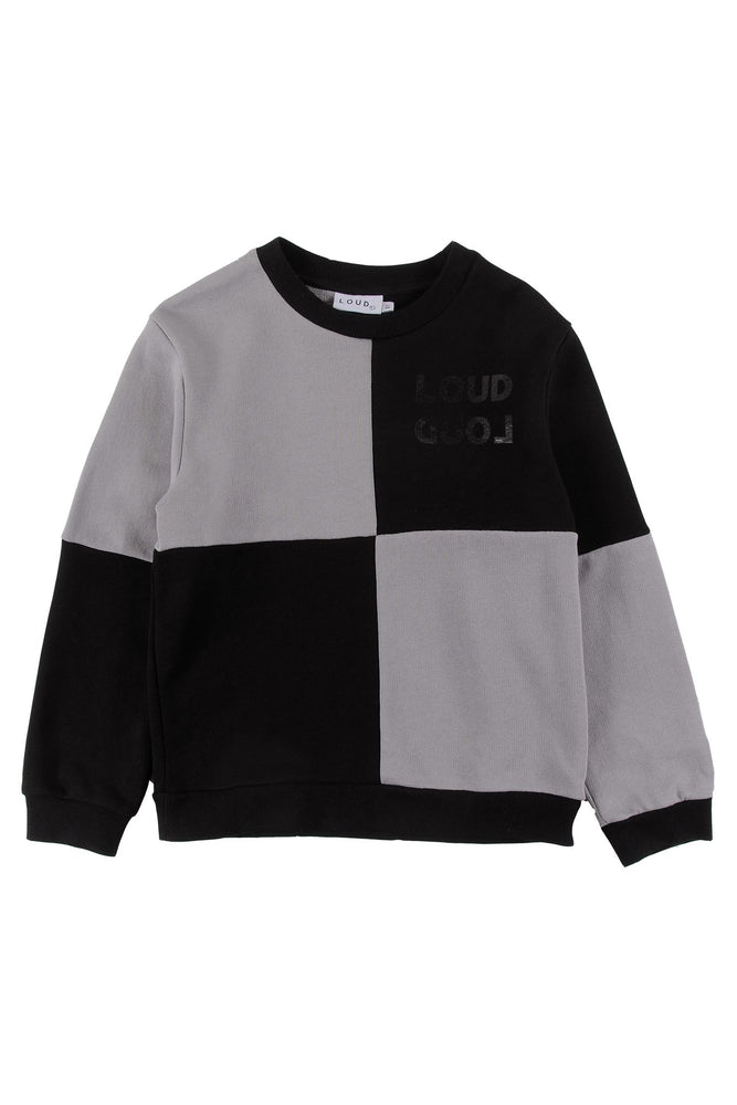 Loud Apparel Once Sweater - Black/Grey