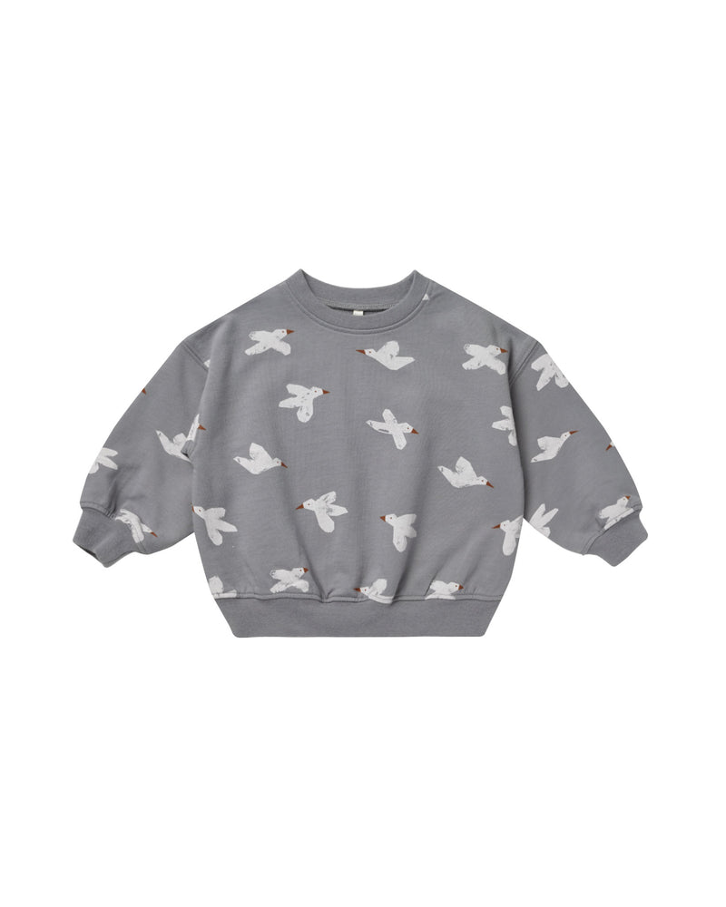 Rylee + Cru Relaxed Sweatshirt Set - Birds