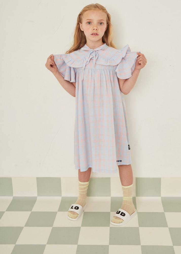 Loud Apparel Delfino Check Neon Dress