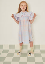 Loud Apparel Delfino Check Neon Dress