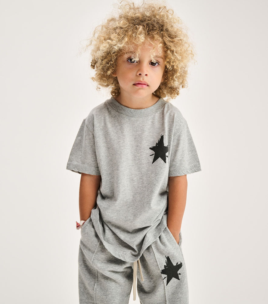 Nununu Side Splat T-shirt - Heather Grey