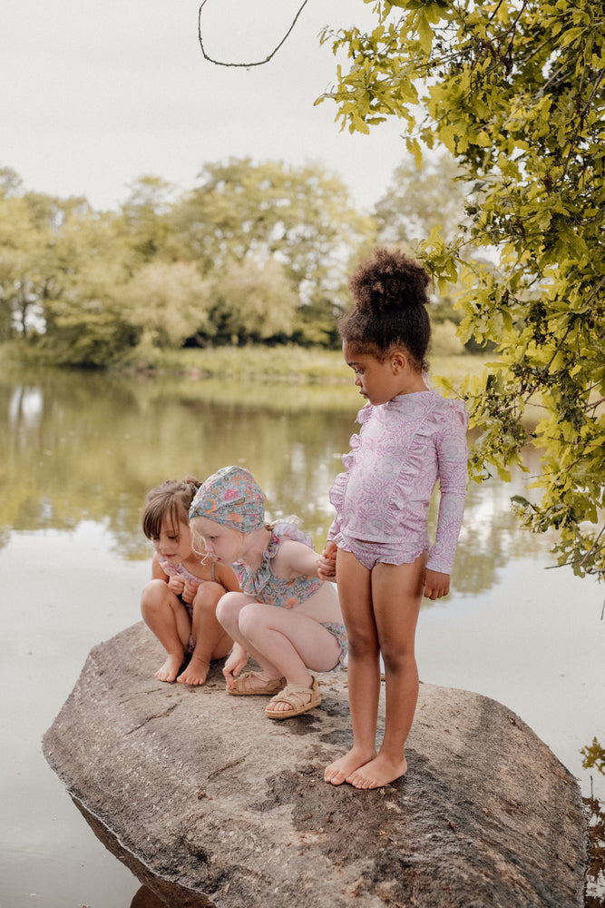 Louise Misha Yanika Swim Set - Pink Daisy Garden