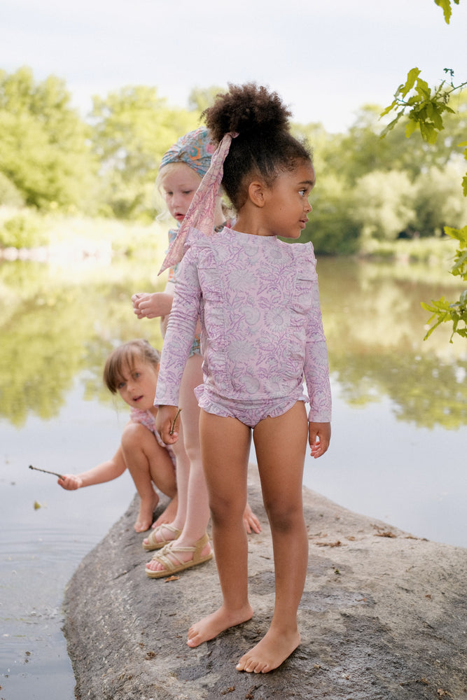 Louise Misha Yanika Swim Set - Pink Daisy Garden