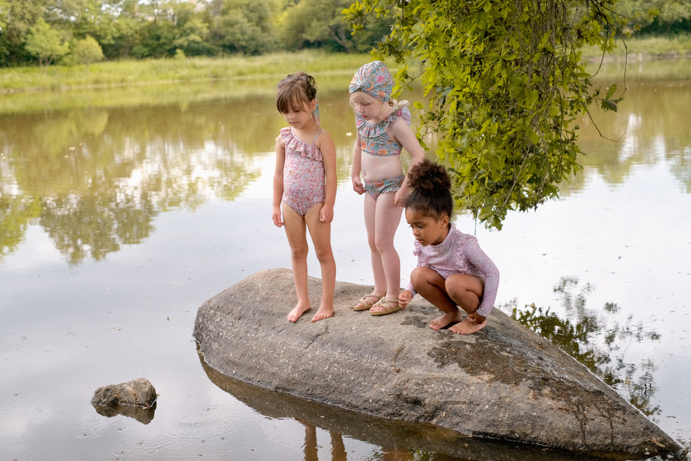 Louise Misha Yanika Swim Set - Pink Daisy Garden