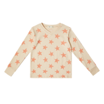 Crew Kids Star Pajamas - Grapefruit