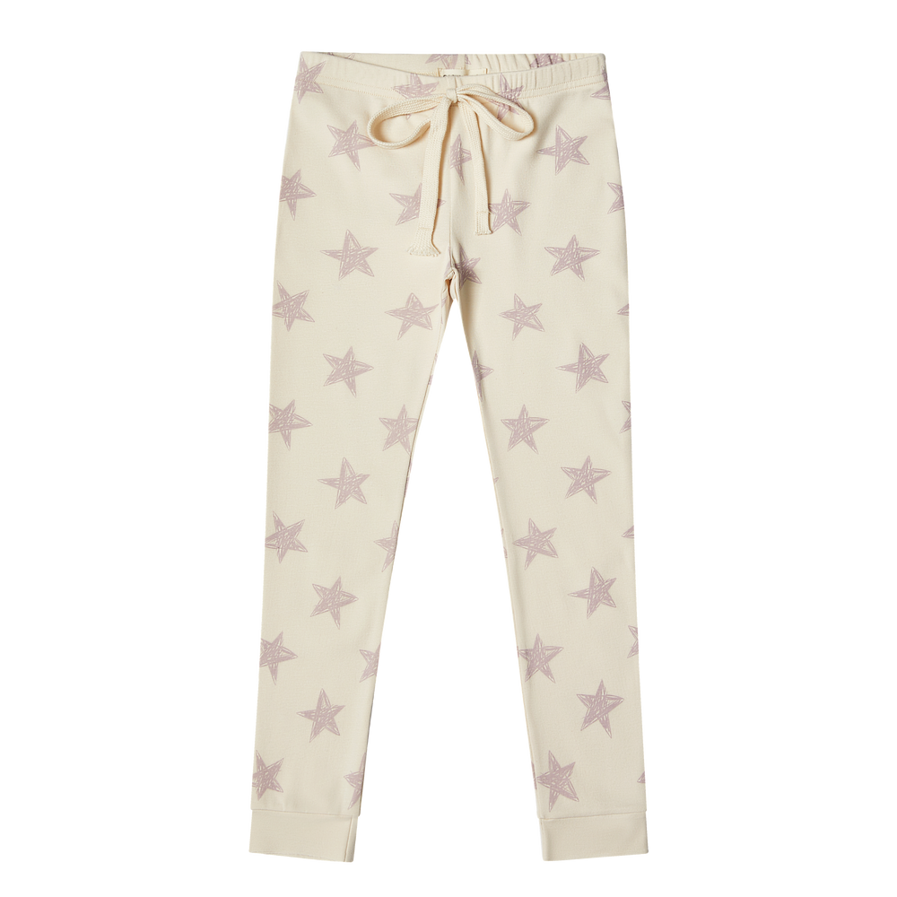 Crew Kids Star Pajamas - Lavender