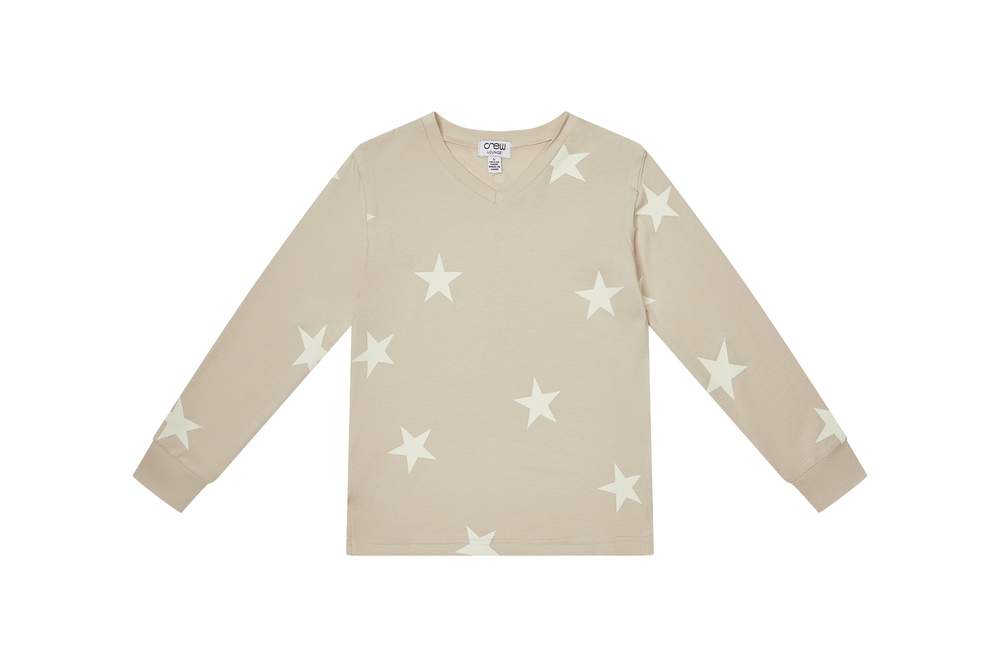 Crew Kids Star Lounge Set - White