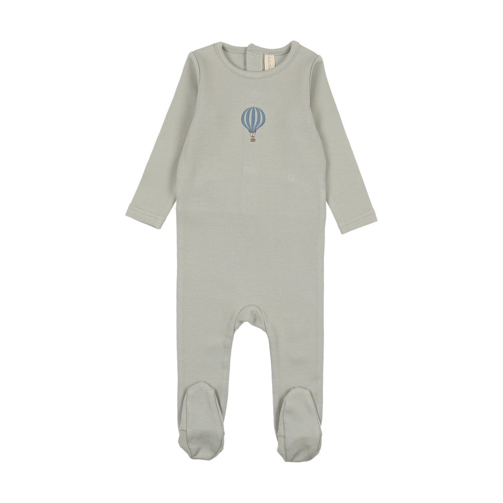 Lilette Hot Air Balloon Footie - Seafoam