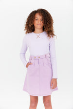 Crew Kids Denim Skirt - Lavender
