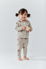 Kipp Collar Knit Set - Stone