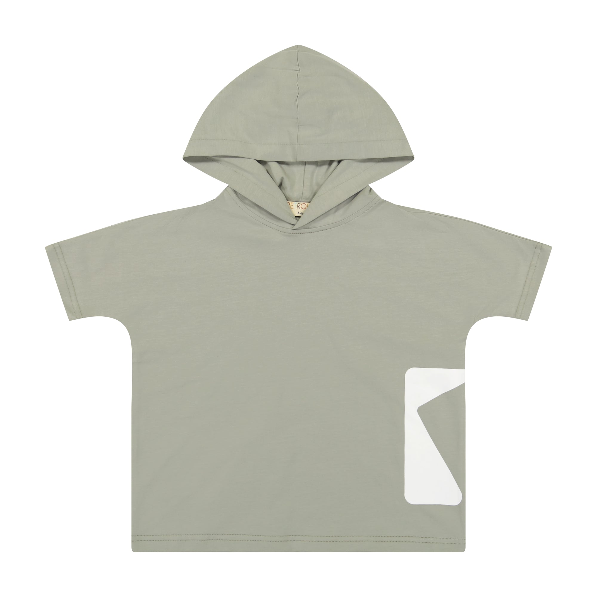 Retro Kid Hood Tee Sage The Shoppe Miami