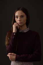 Soir Kristen Sweater - Wine