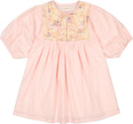 Louis Louise Paula Cotton Veil Stripe Dress - Pink