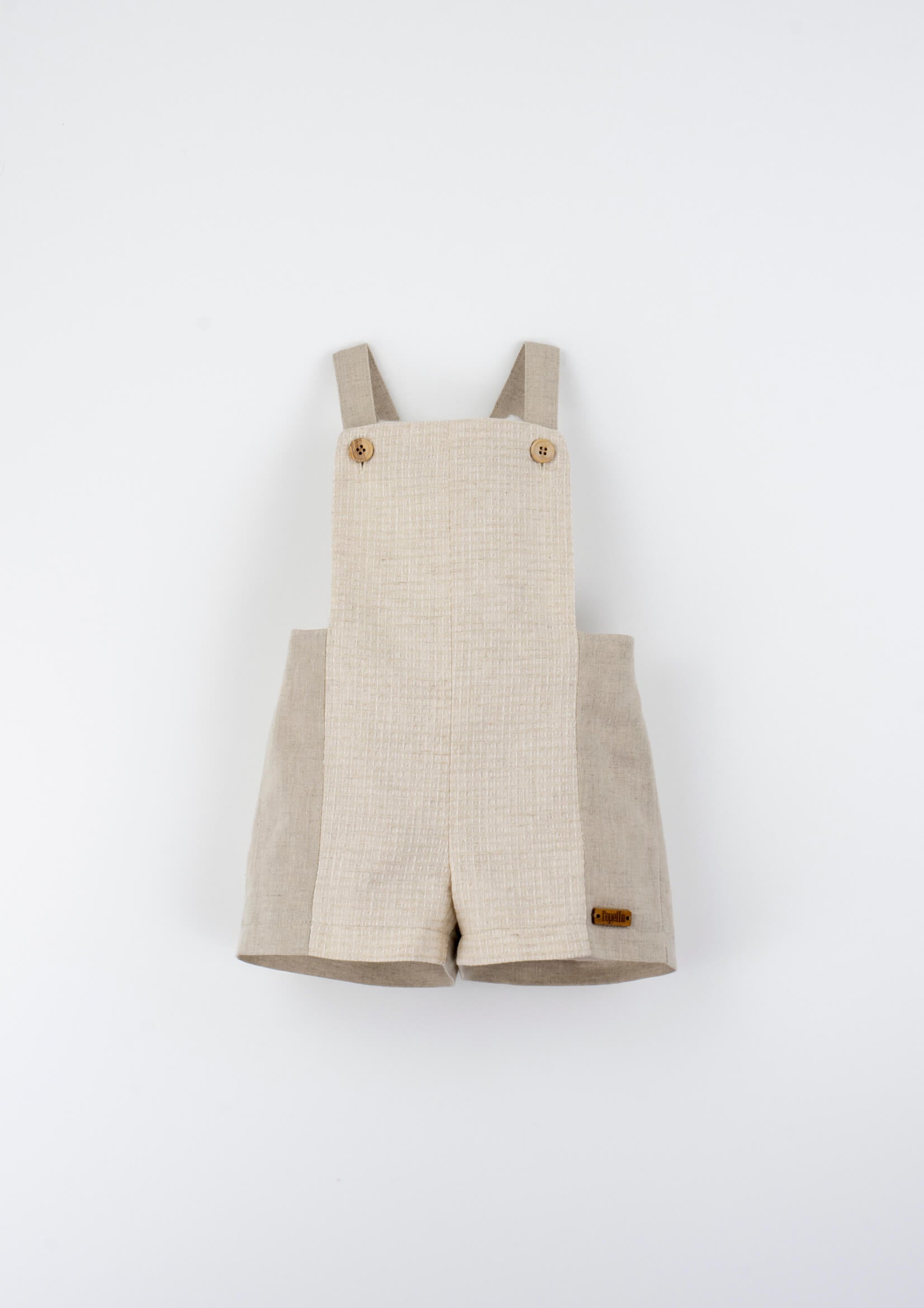 Popelin Waffle Dungarees - Sand – The Shoppe Miami