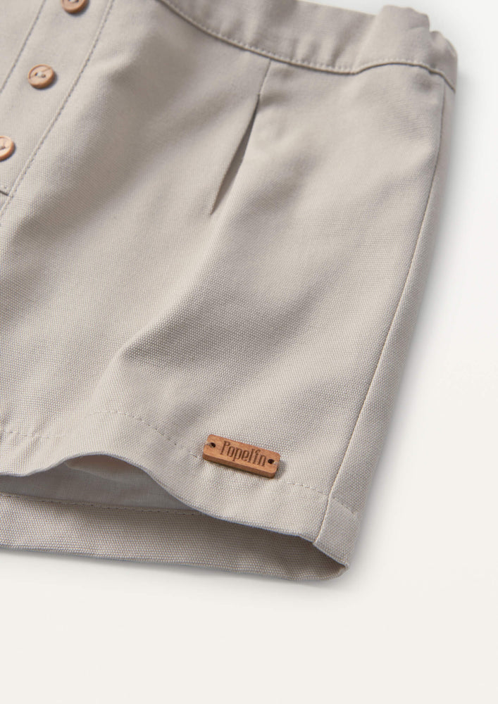 Popelin Chino Shorts - Sand
