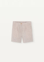 Popelin Linen Bermuda Shorts - Sand