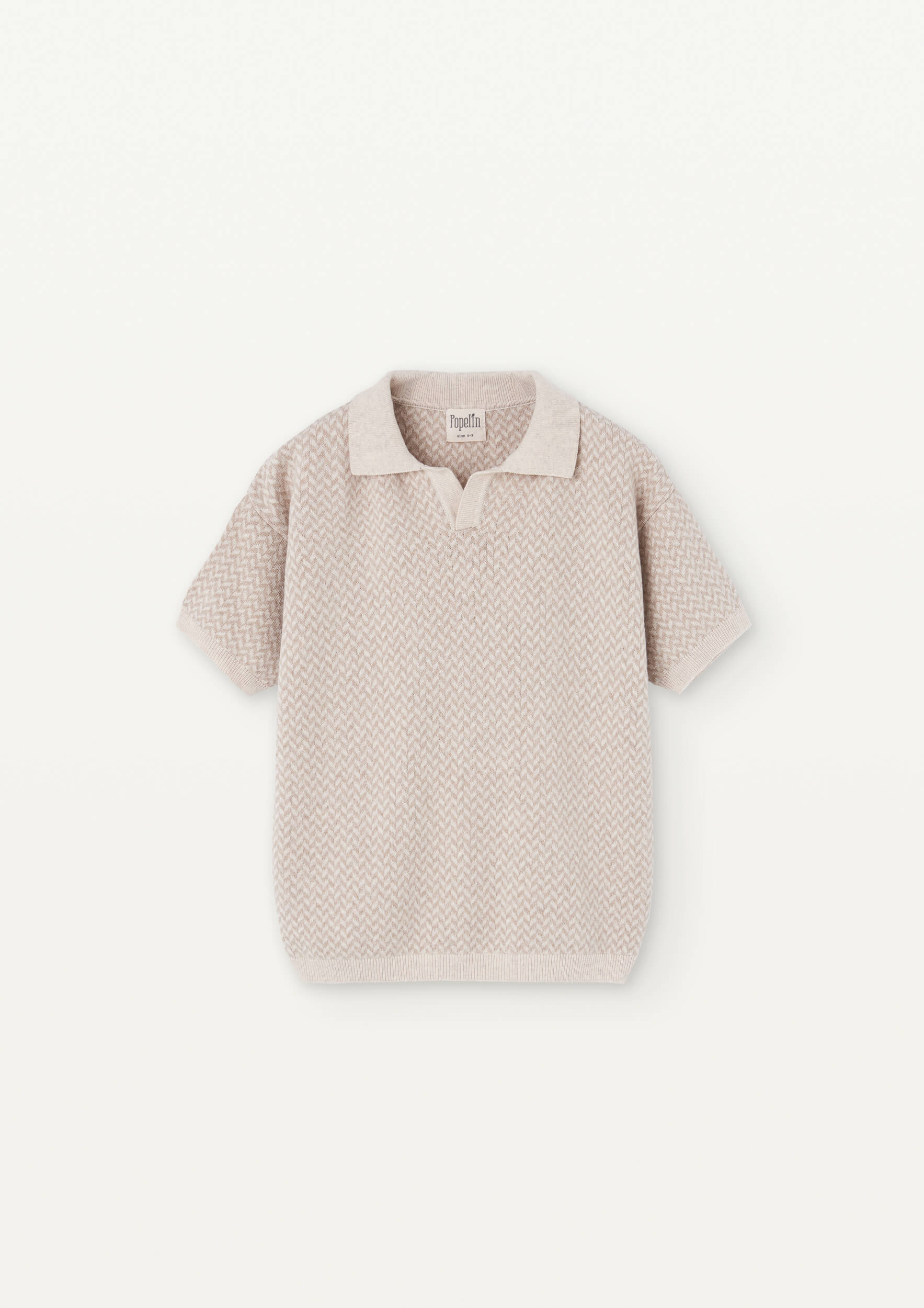 Popelin Knit Polo - Beige – The Shoppe Miami